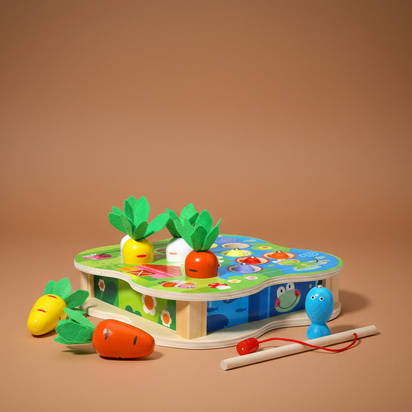 Orto Pull‑and‑Fish Radish Garden