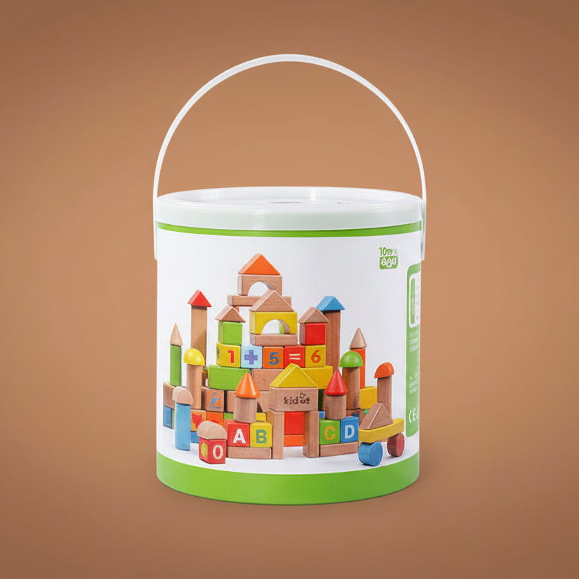 Kidus 100‑Piece Puzzle Brick Box